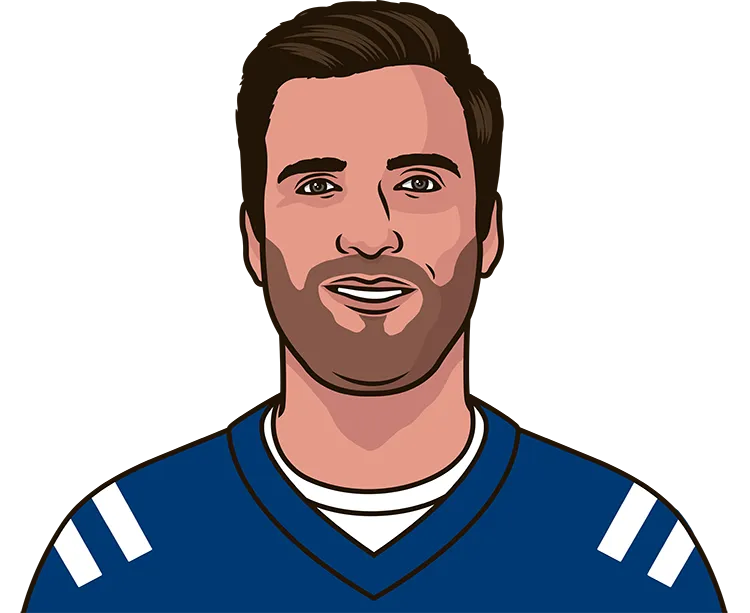 Illustration of Joe Flacco wearing the Indianapolis Colts uniform