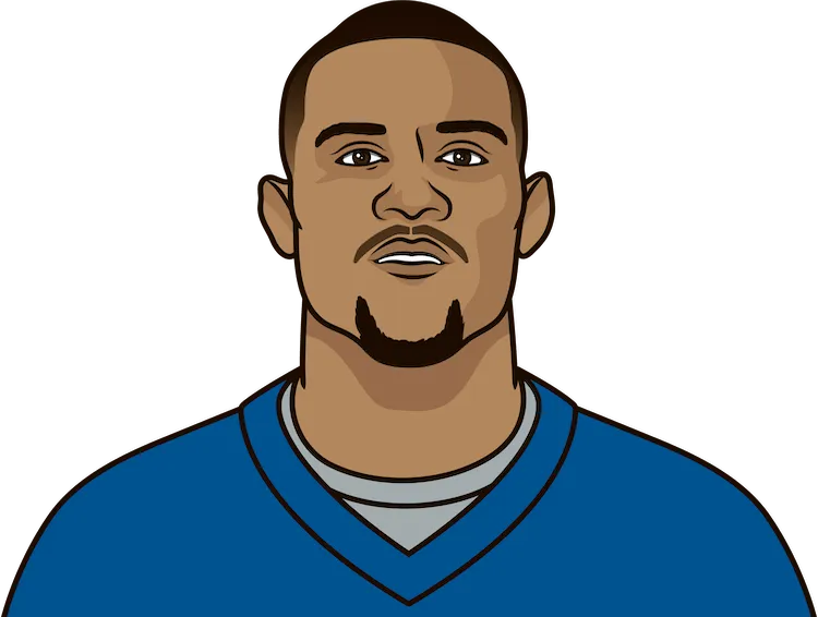 Illustration of Kenny Golladay wearing the Detroit Lions uniform