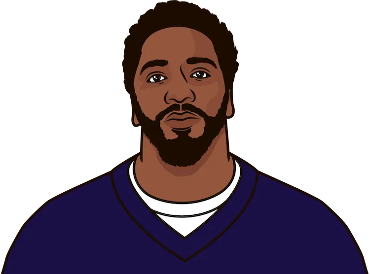 Illustration of Ed Reed wearing the Baltimore Ravens uniform
