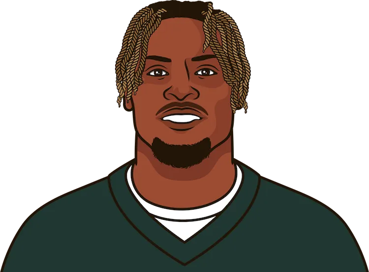 Illustration of Jayden Reed wearing the Green Bay Packers uniform
