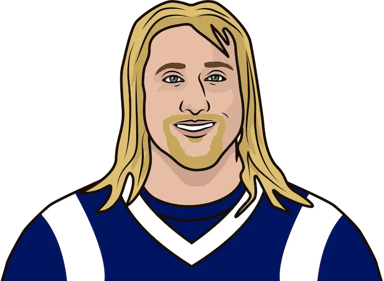 Illustration of Kevin Greene wearing the Los Angeles Rams uniform