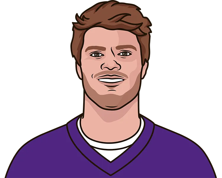 Illustration of Sam Darnold wearing the Minnesota Vikings uniform