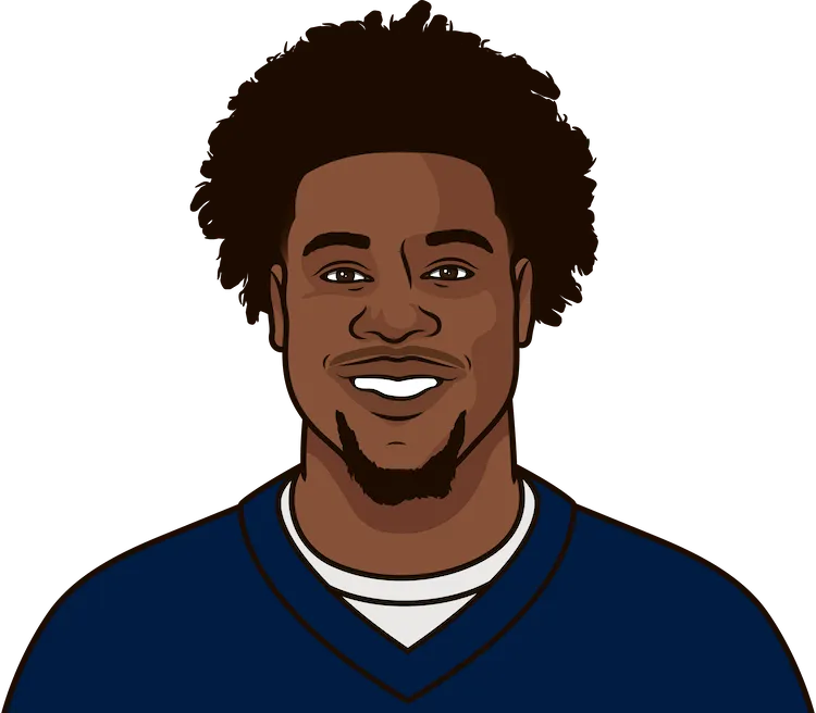 Illustration of N'Keal Harry wearing the New England Patriots uniform