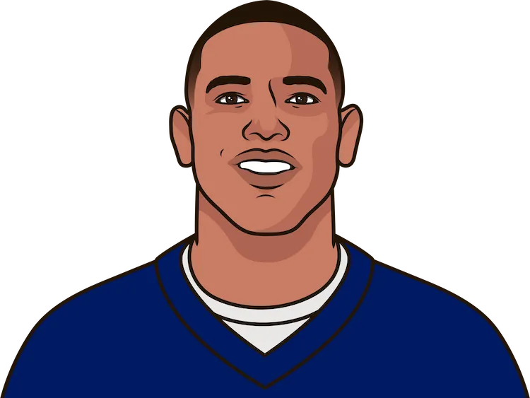Illustration of Darren Waller wearing the New York Giants uniform