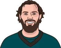 dallas goedert last 3 games vs giants