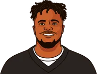 most receptions in a season without a receiving touchdown