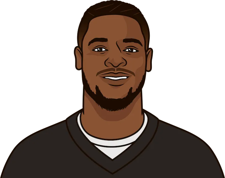 Illustration of Le'Veon Bell wearing the Pittsburgh Steelers uniform