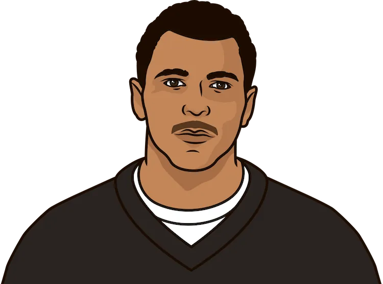 Illustration of Rod Woodson wearing the Pittsburgh Steelers uniform
