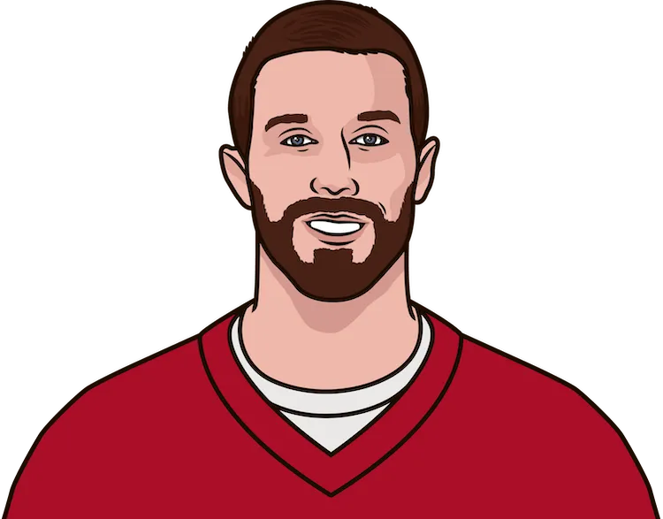 Illustration of Alex Smith wearing the San Francisco 49ers uniform