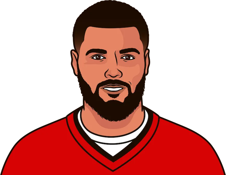 Illustration of Mike Evans wearing the Tampa Bay Buccaneers uniform
