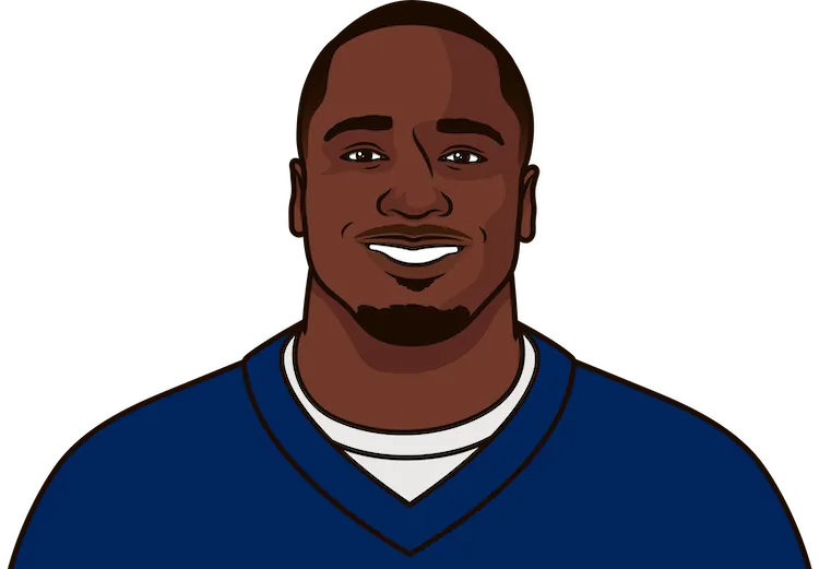 Illustration of Dion Lewis wearing the Tennessee Titans uniform