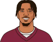 Illustration of Jayden Daniels wearing the Washington Commanders uniform