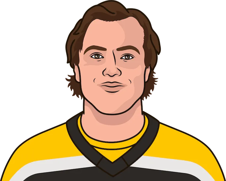 Illustration of Charlie McAvoy wearing the Boston Bruins uniform