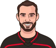 Illustration of Shayne Gostisbehere wearing the Carolina Hurricanes uniform
