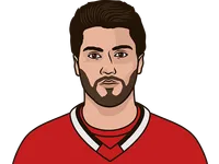 nick schmaltz vs ari last 5 games