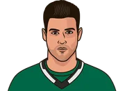 Illustration of Jamie Benn wearing the Dallas Stars uniform