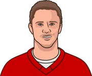 Illustration of Lucas Raymond wearing the Detroit Red Wings uniform