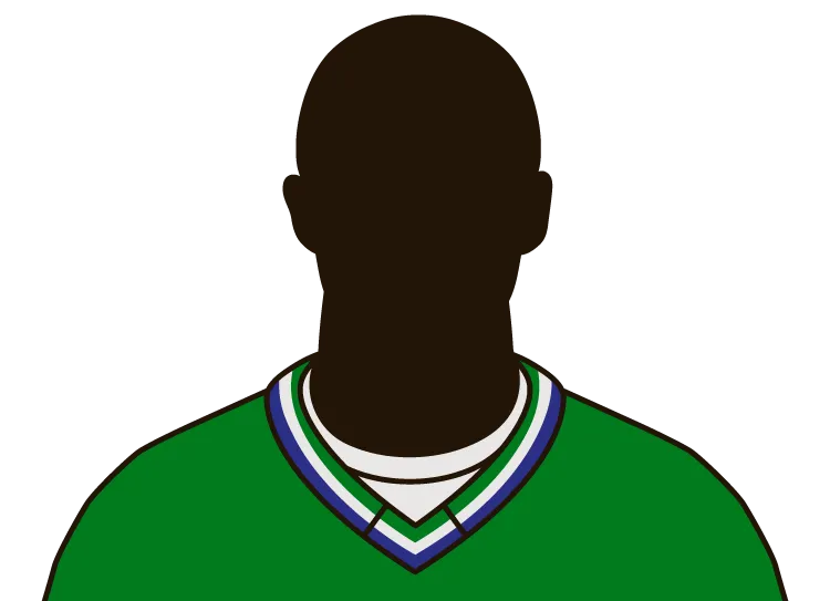 Illustrated silhouette of a player wearing the Hartford Whalers uniform