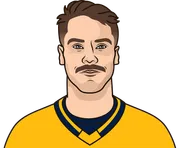 Illustration of Juuse Saros wearing the Nashville Predators uniform