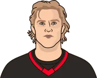 senators player stats vs islanders in last 5 games