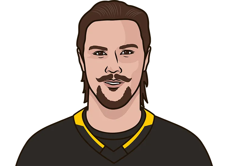 Illustration of Erik Karlsson wearing the Pittsburgh Penguins uniform