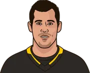 Illustration of Evgeni Malkin wearing the Pittsburgh Penguins uniform