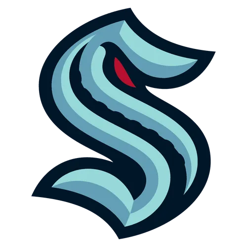 Logo for the 2023-24 Seattle Kraken