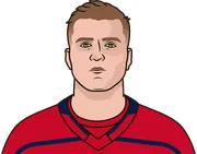 Illustration of Aliaksei Protas wearing the Washington Capitals uniform