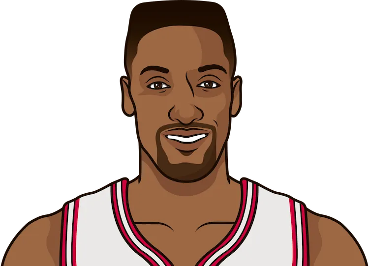 Scottie Pippen Career Stats Per Game StatMuse